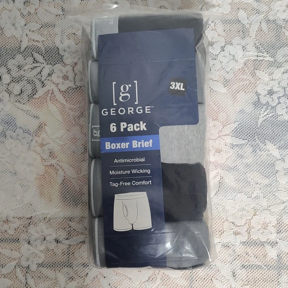 George 6 pack Boxer Briefs Size 3XL